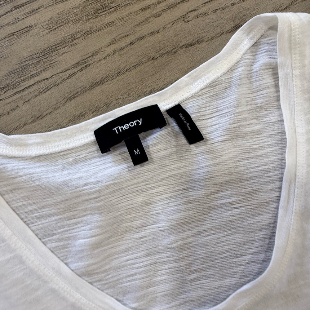 Theory Women's Classic White Tank Top